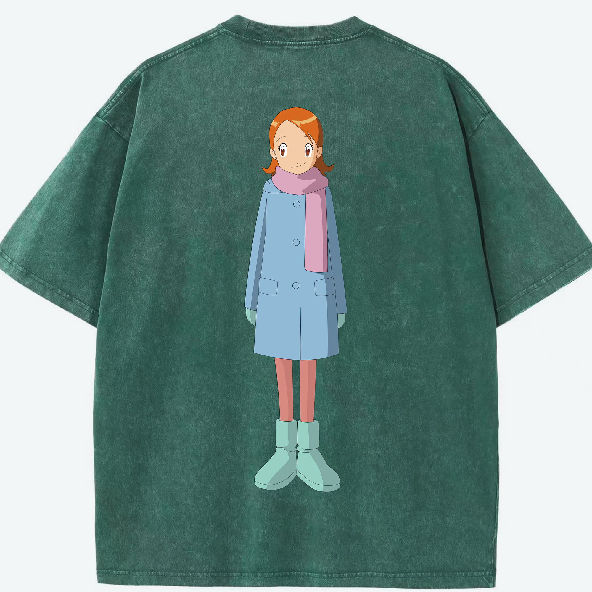 （画像用） Digimon デジタルモンスター/デジモン 綿100% ヴィンテージ風 半袖Tシャツ（背面プリント）